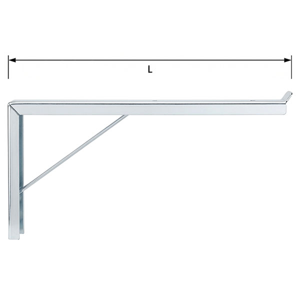 MINUTEX Reggimensola Ripostiglio in Acciaio Zincato Bianco - MINUTEX - Immagine 2